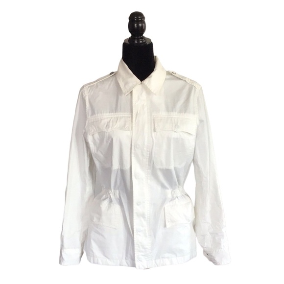 Zadig & Voltaire KAYAK MILI Embroidered Butterfly Zip Front Utility Jack, S - Picture 3 of 14